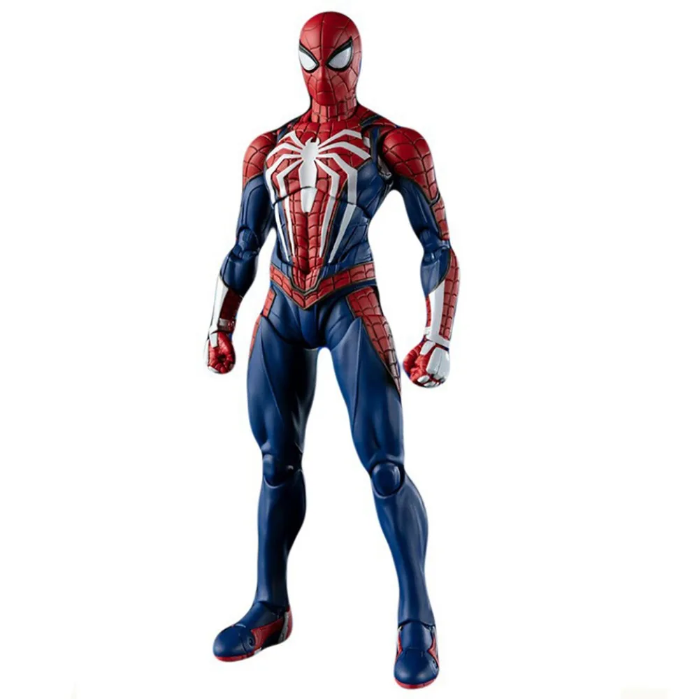 

Popular Anime Superhero Spider Man Upgraded Battle Suit Figurine Exquisite Joint Movable Boxed Children's Collection Toy Gifts