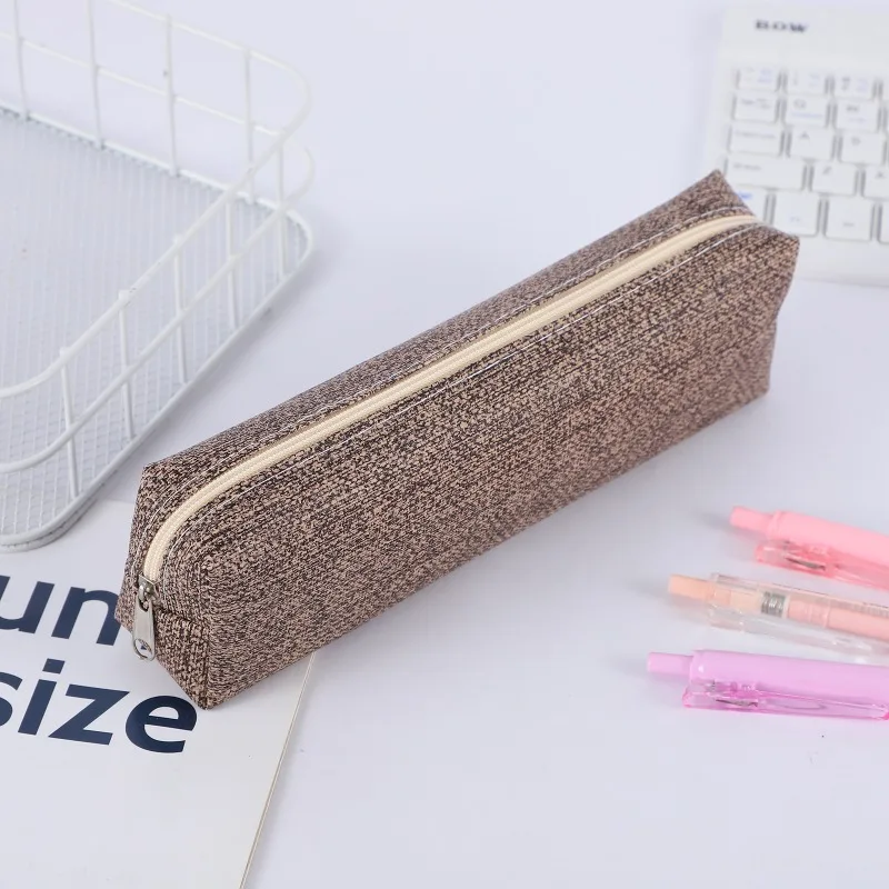 심플한 '스타일리시' 펜 홀더 - 순색 - 내구성 - 문구류 보관 가방 - 작고 컴팩트하며 휴대 가능한 시험용 문구 가방