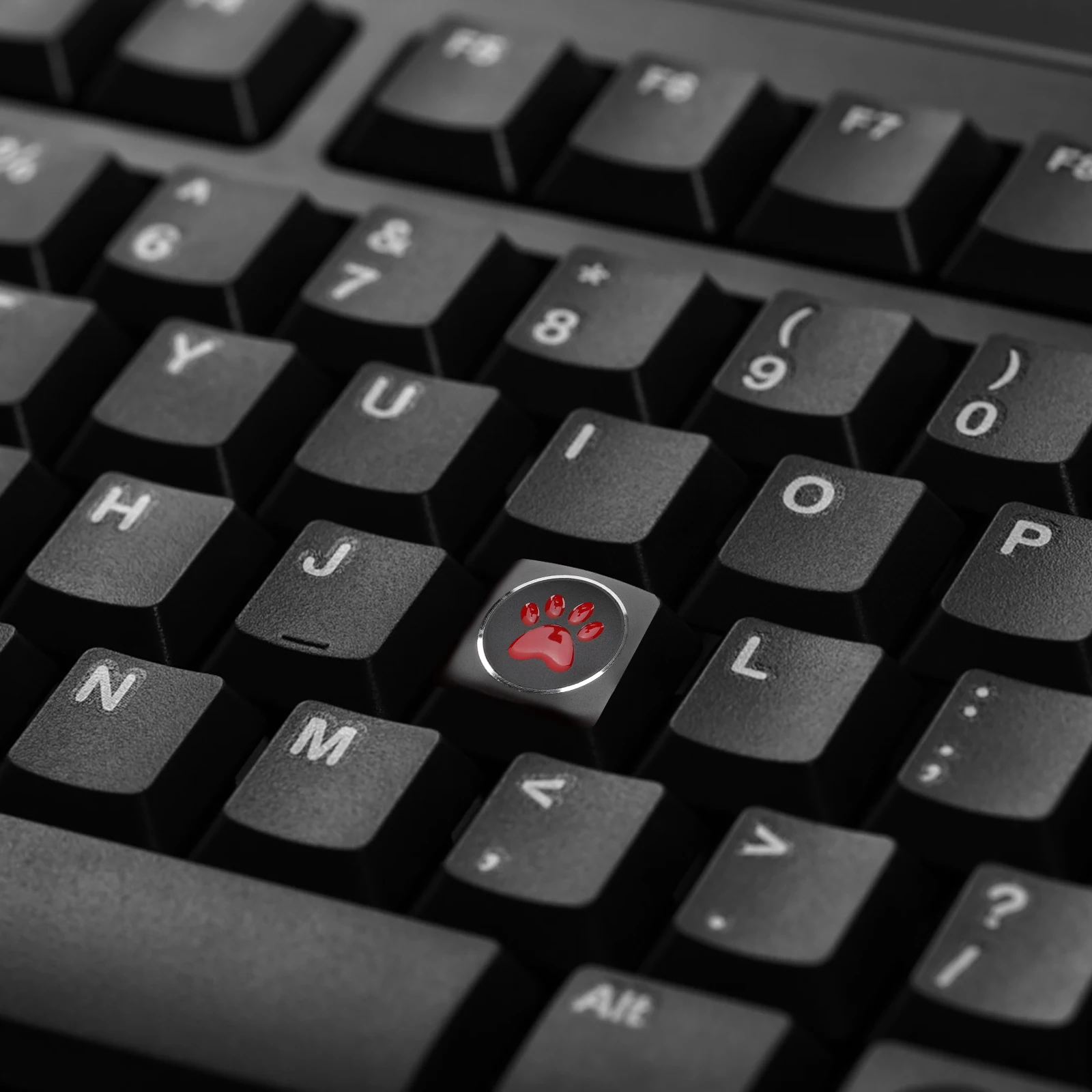 

Mechanical Keyboard Keycap Electroplating Aluminum Alloy Cat Claw Design for Enthusiasts Unique Pressing Experience