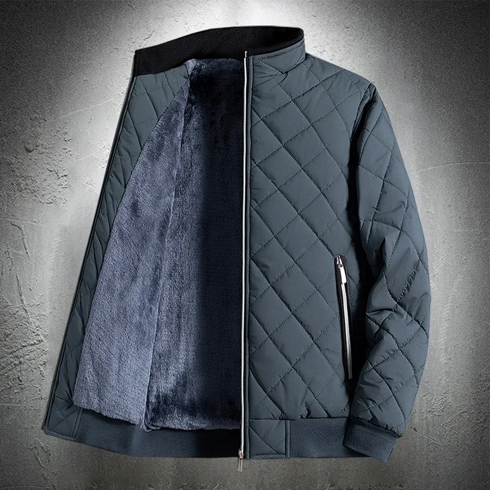 Chaquetas acolchadas de algodón para hombre, abrigos gruesos y cálidos, ropa de calle ligera, chaqueta acolchada de invierno