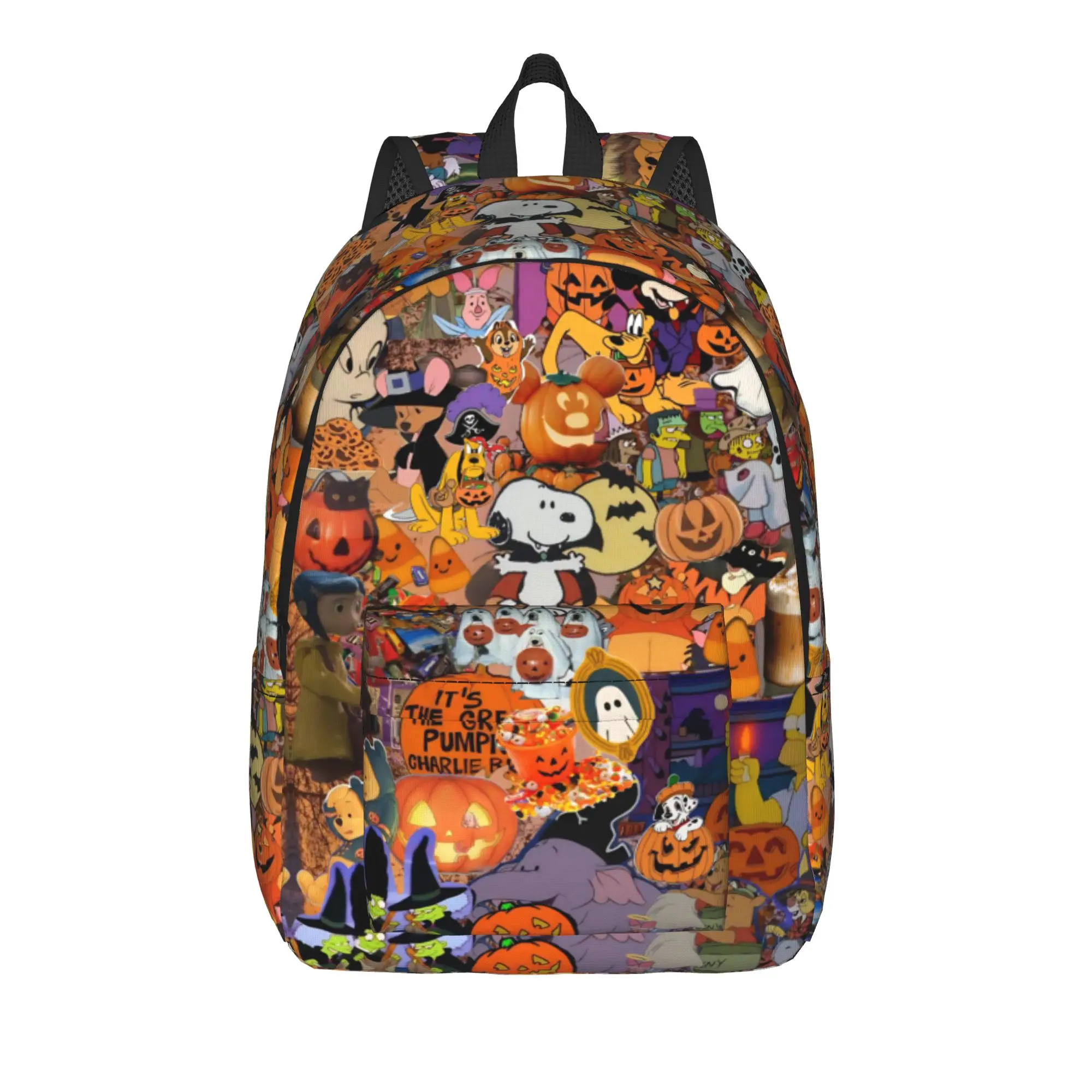 Autumn Halloween Snoopys Teenage Backpack Sports High School Business  Daypack for Men Women College Shoulder Bag