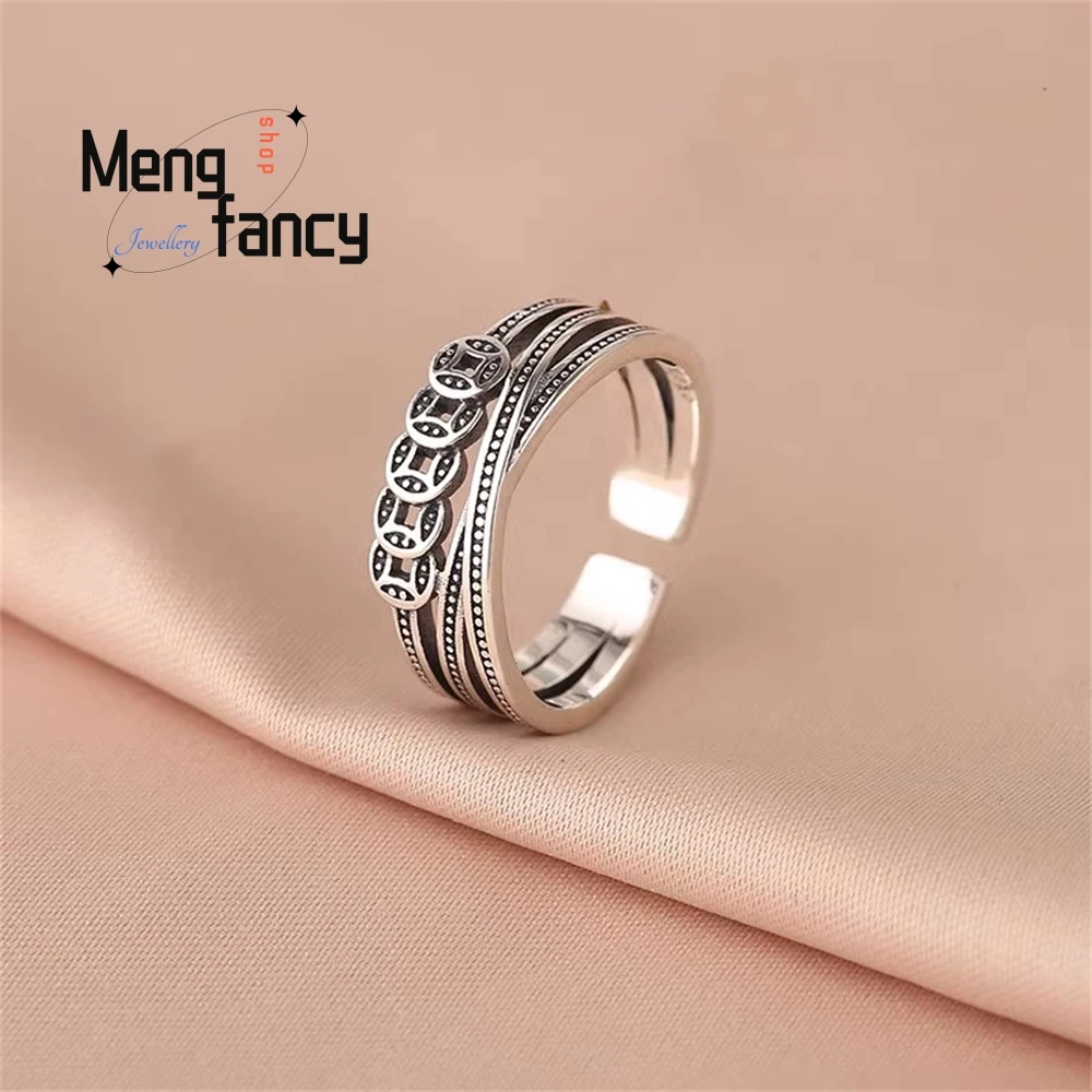 

Five Emperors Money Is A Niche Design With A Retro Finger Ring And A Money Opening Ring That Brings Wealth And Good Luck Elegant