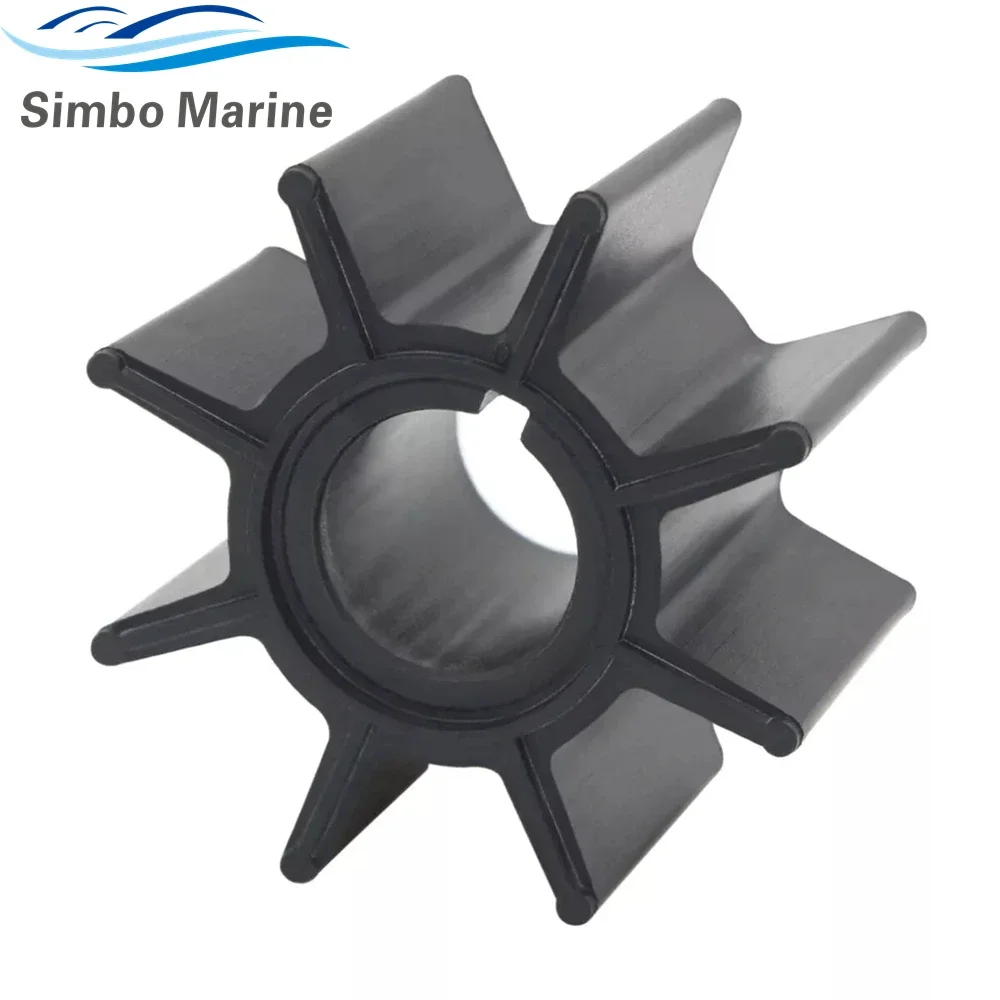 Water Pump Impeller With Key for Tohatsu Nissan engine parts 4-str 9.9 15 18 20HP Replacement 334-65021 334-65021-0 334650210M