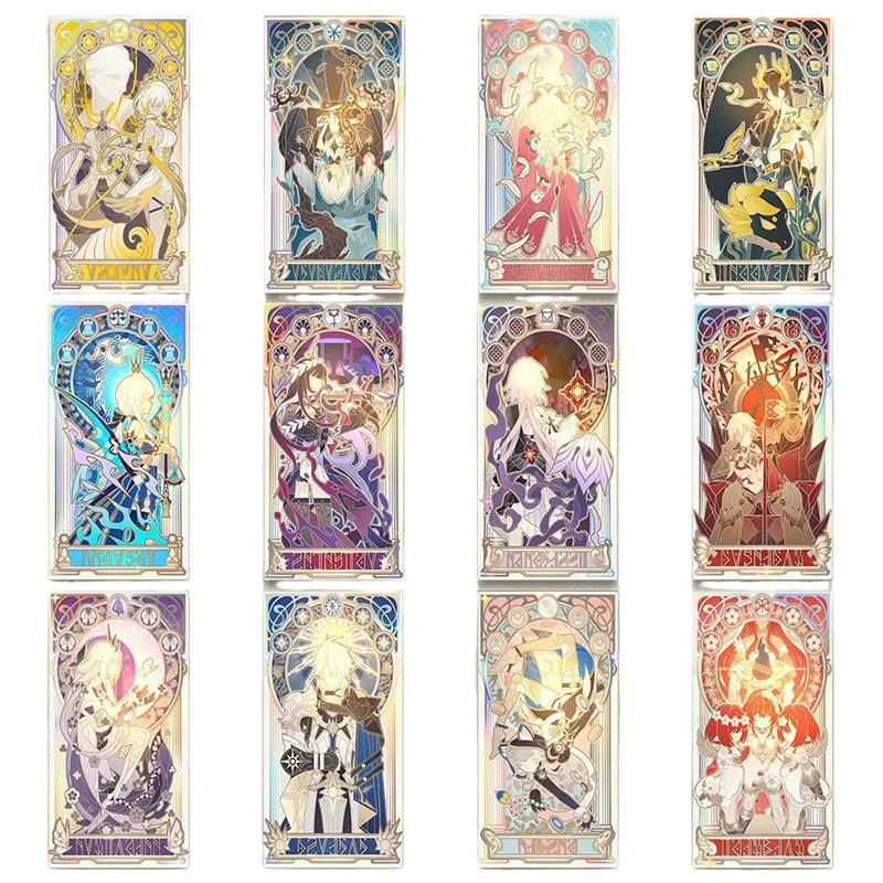 Honkai:Star Rail Chrysos Heirs Phainon Dang Heng Cosplay Tarot Cards 12Pcs Lomo Card Photocard HD Album Photo Fans Collection