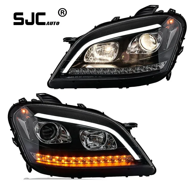 

SJC Auto Car Accessories for Mercedes-Benz ML350 500 W164 Headlight Assembly 2005-2008 Modified LED Turn Signal Lamps