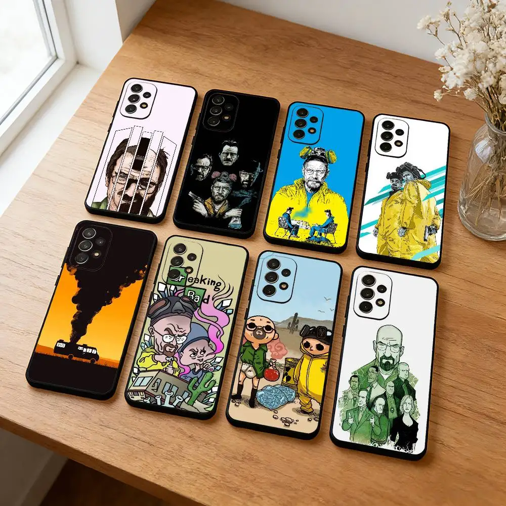 

Breaking B-Bad Serial Drama Phone Case For Samsung S25,S24,S23,S22,S21,S20,Plus, Soft Silicone Black Cover