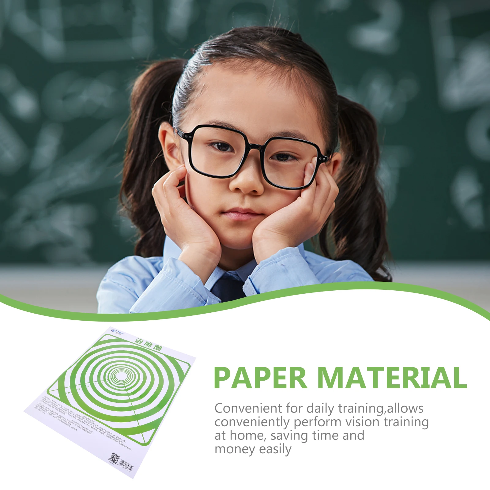 

Vision Correction Chart Kids Eye Muscle Exercise Distant View Hyperopia Astigmatism Recovery Paper Health Care