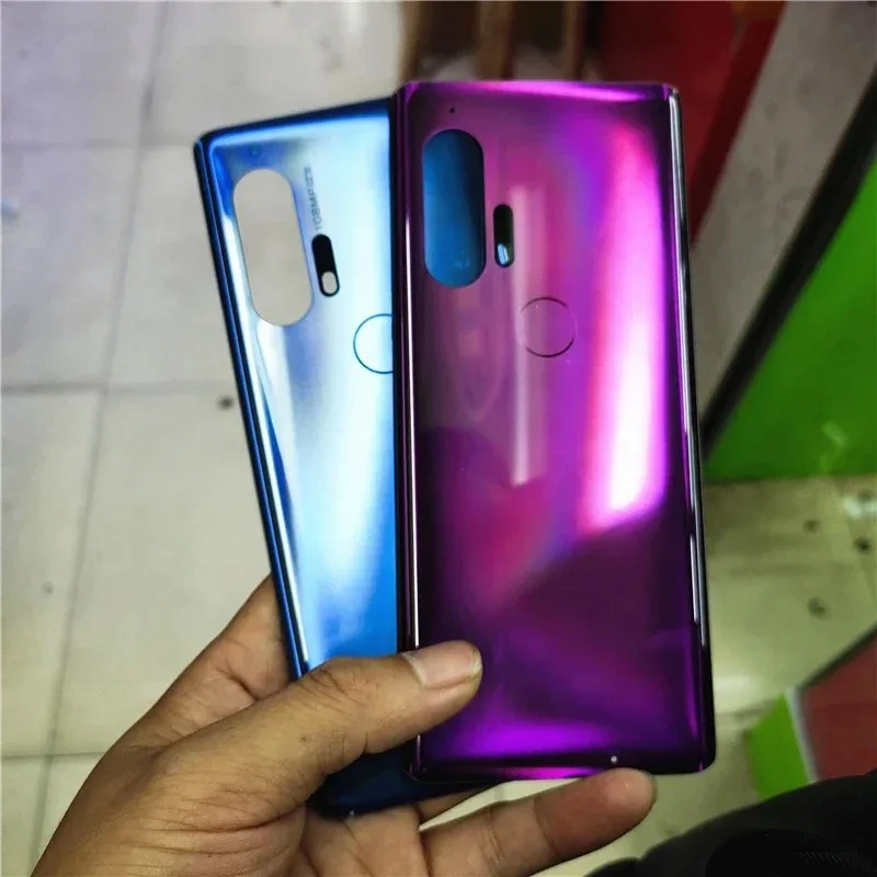 Glas Zurück backshell Abdeckung Für Motorola Moto Edge Plus Hintere Tür Panel Gehäuse Fall Ersatzteil