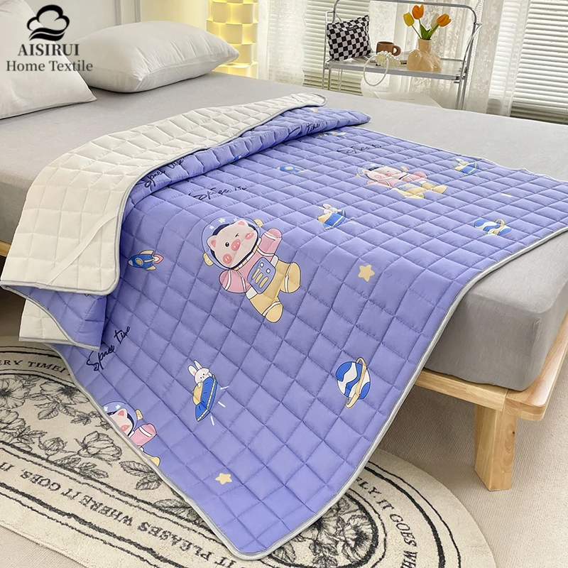 New Skin Friendly Cotton Mattress Student Dormitory Single Double Mat Toppers Winter/Summer Sleeping Floor Quilted Pad Double