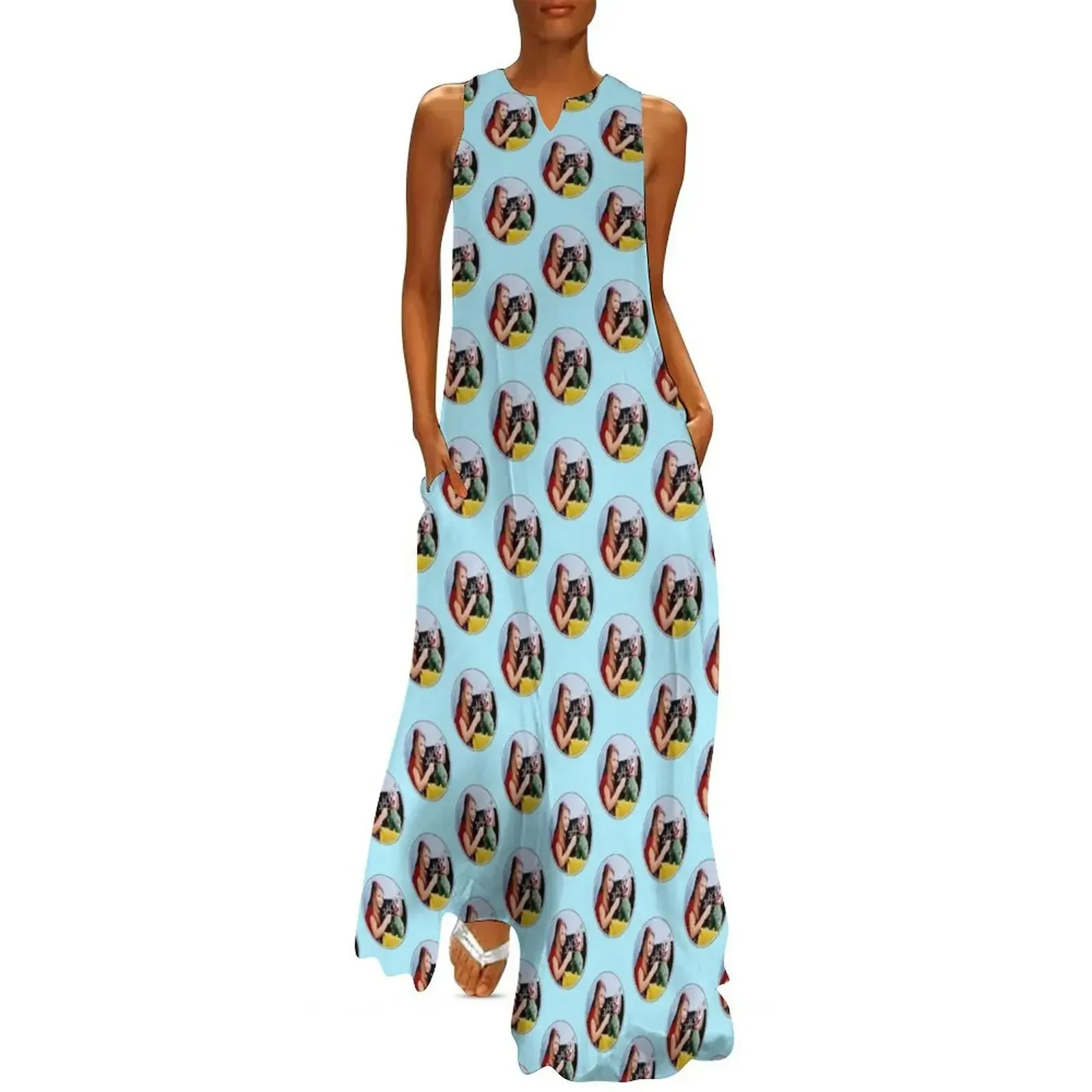 

TV Testcard Long Dress women's clothing trend 2025 Dresses dress korean style Dress