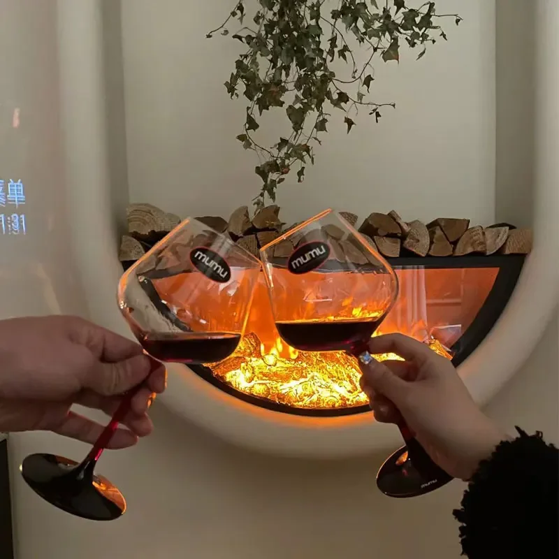 

Изготовленный на заказ искусственный пожарный камин специальной формы U-образный французско-американский электронный огонь с ложным пламенем для гостиной