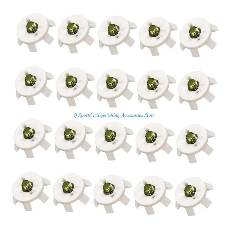 20Pcs Nonslip Golf Spikes Pin Screw Shoe Nails Golf Accessories Enduring