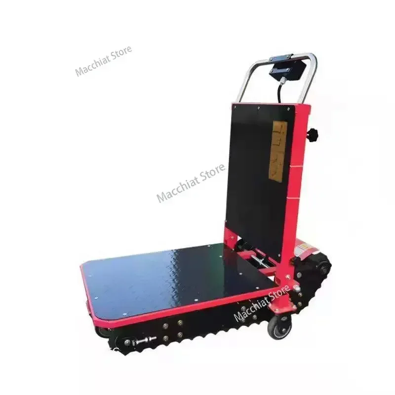 Electric Stair Climbing Vehicle Pulling Cargo Truck Folding Building Materials Home Appliances Up and Down Stairs Car Tracked