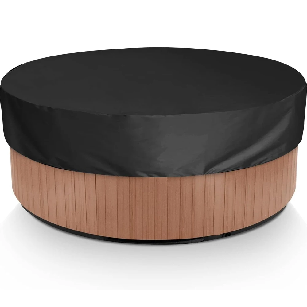 Round pool cover 210D strong anti-tearing-solar cover for the surface pool anti-fading, surface pool cover, with vent of the hot