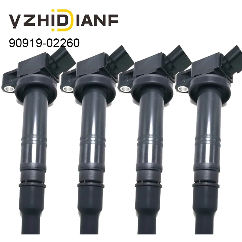 

4Pcs Ignition Coil 90919-02260 for Toyota 4Runner Tacoma Scion xB Lexus ISF 2010-2014 9091902260