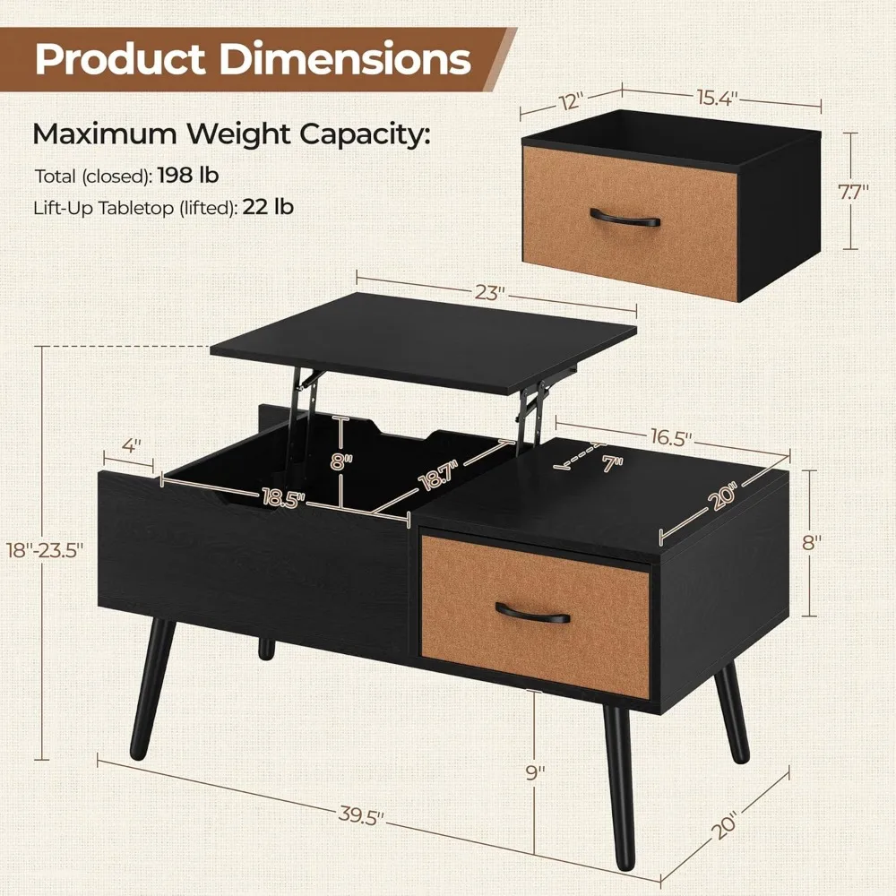 Thumbnail 3 - #7 Compare Lift Top Coffee Tables Before You Buy