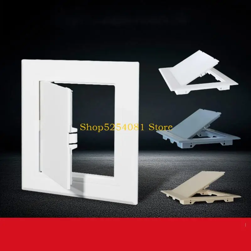 AXYC ABS Access Door Wall Ceiling White Hatches Cover Access Panel Inspection Hole Plastic Push Type Inspection Port