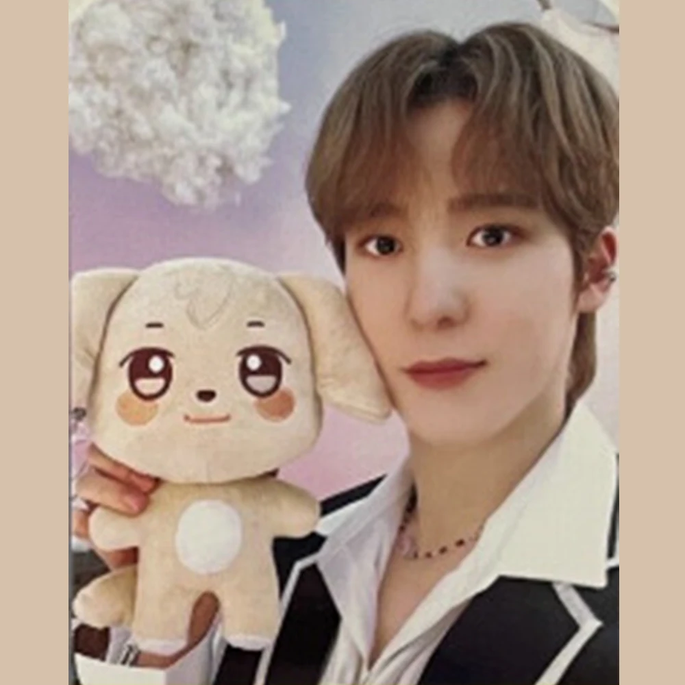 Kpop ATEEZ Pop-Up Store Doll 30CM Aniteez Cartoon Cute Soft Short peluche Doll portachiavi Yeosang Yunho Hongjoong Collection Gift