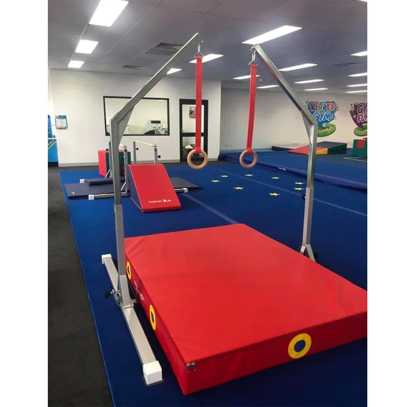 

High Quality Gymnastic Ring Wooden Wood Gym Ring Gymnastic Equipment for Sale