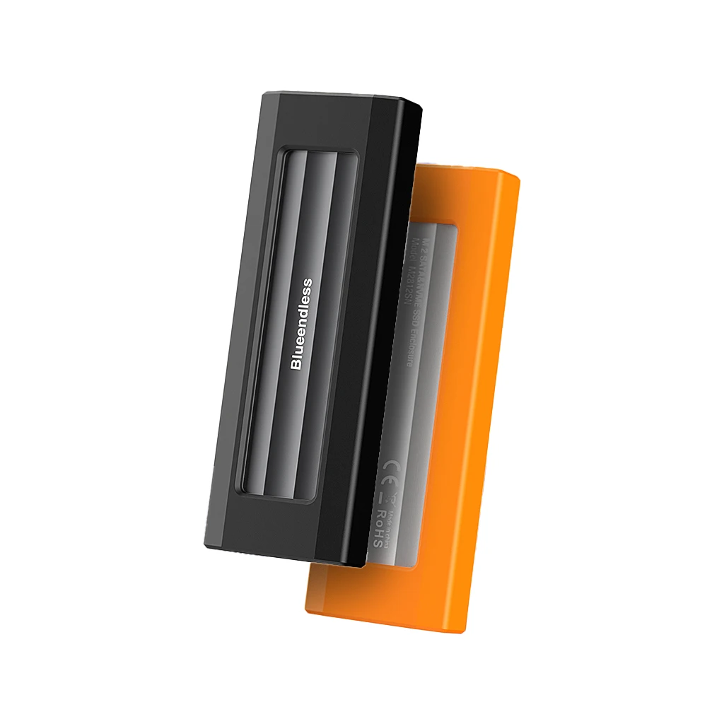 

USB Type C SSD Enclosure USB3.1 10Gbps External Hard Disk Case for M.2 NGFF NVME SATA B&M Key/M Key 2230 2242 2260 2280 SSD Case