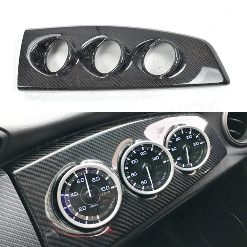 

For Toyota BRZ FT86 GT86 Carbon Fiber Material Instrument Decoration Panel Car Sticker FRP LHD Tuning