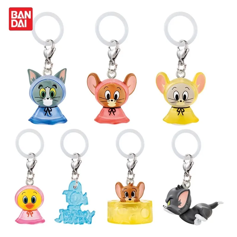 

Bandai оригинальные 7 шт. Gashapon ненじる너펀サ 19, Том и Джерри аниме-фигурка игрушки для детей подарок коллекционная модель украшения