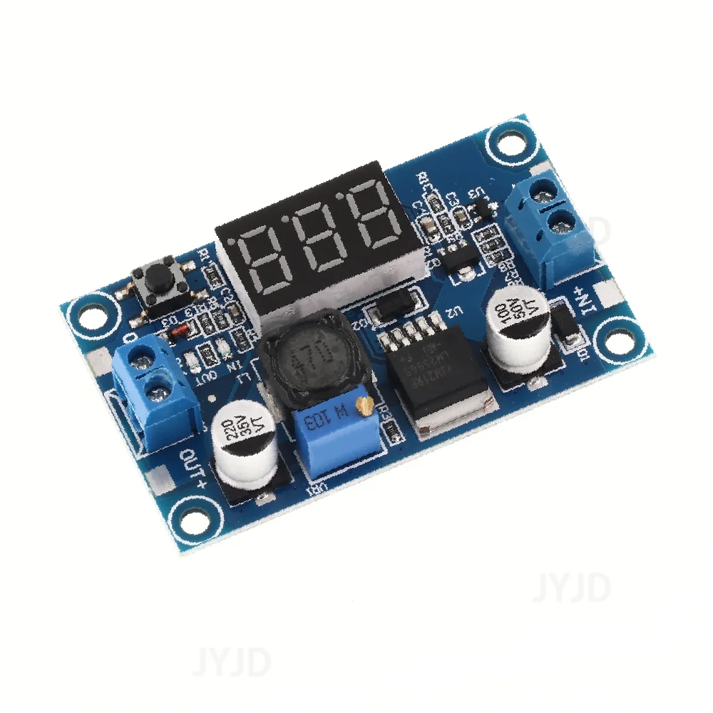 LM2596 LM2596S power module + LED Voltmeter DC-DC adjustable step-down power supply module with digital display