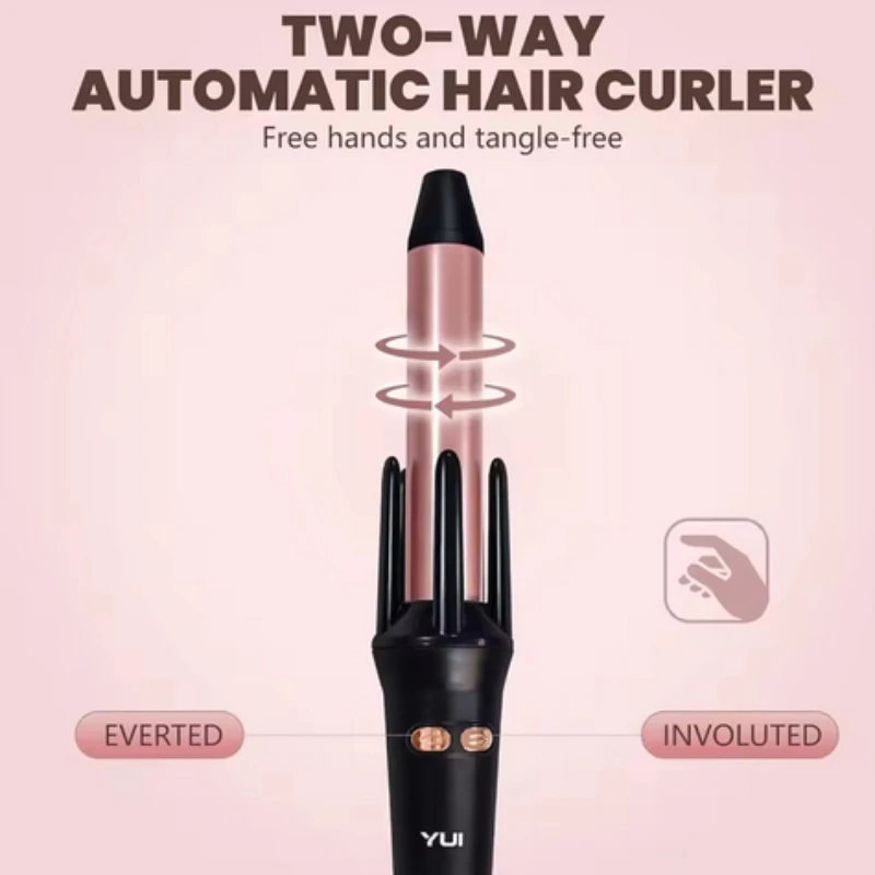 

Автоматическая вращающаяся керамическая плойка для завивки волос, стайлер, прибор для укладки, щипцы для завивки, плойка-стайлер с функцией Air Spin и волнистого завивания волос