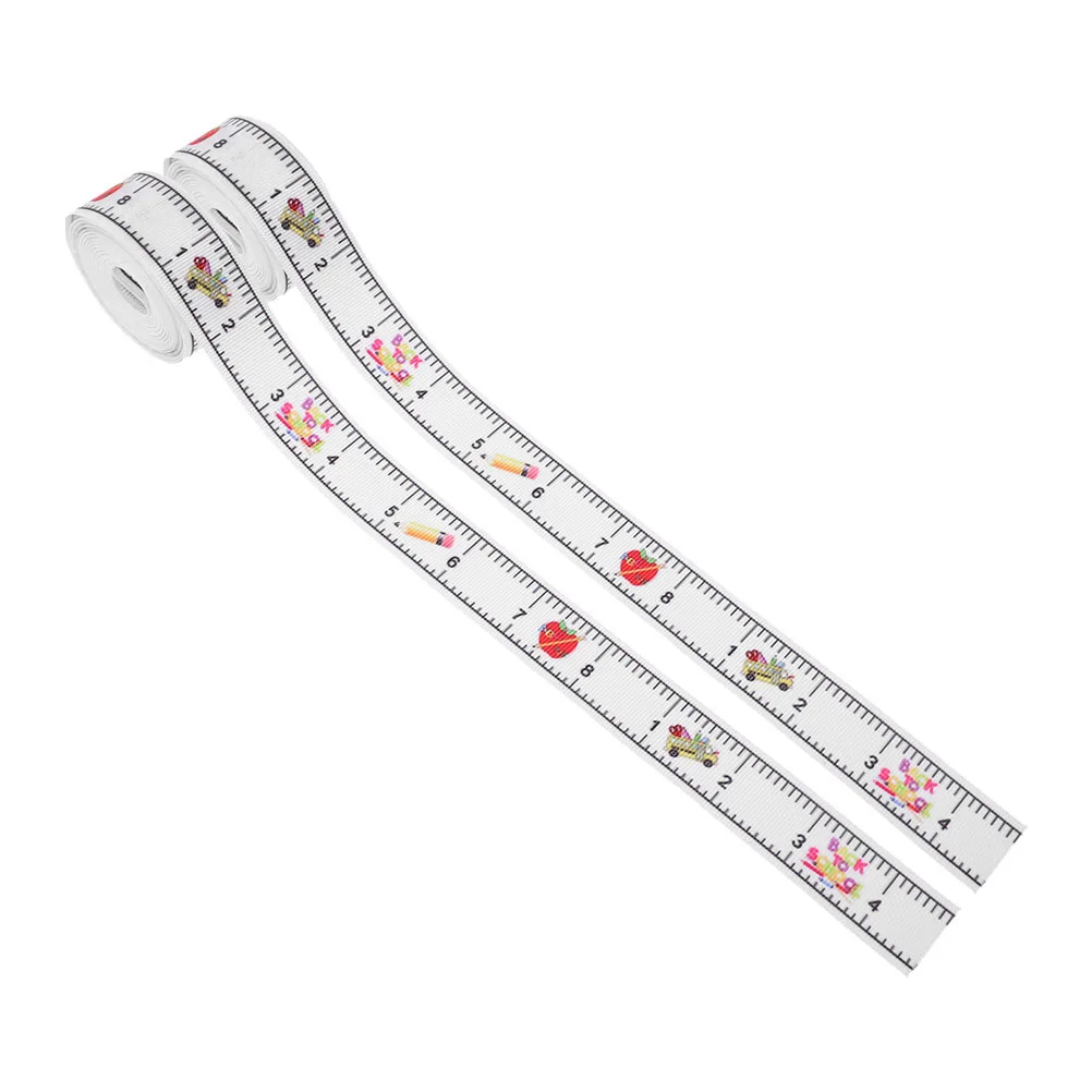 

2 Rolls Back to School Decorative Ribbon Car Pattern for Wrapping Crafts Preschool Graduation Party School Supplies