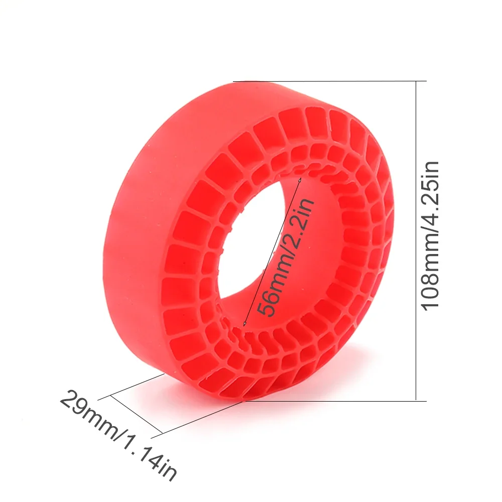 1.9inch 118-122mm Wheel Tire Inner Filler Tires Insert Silicone Rubber Waterproof Foam Insert for 1/10 RC Car Crawler TRX4