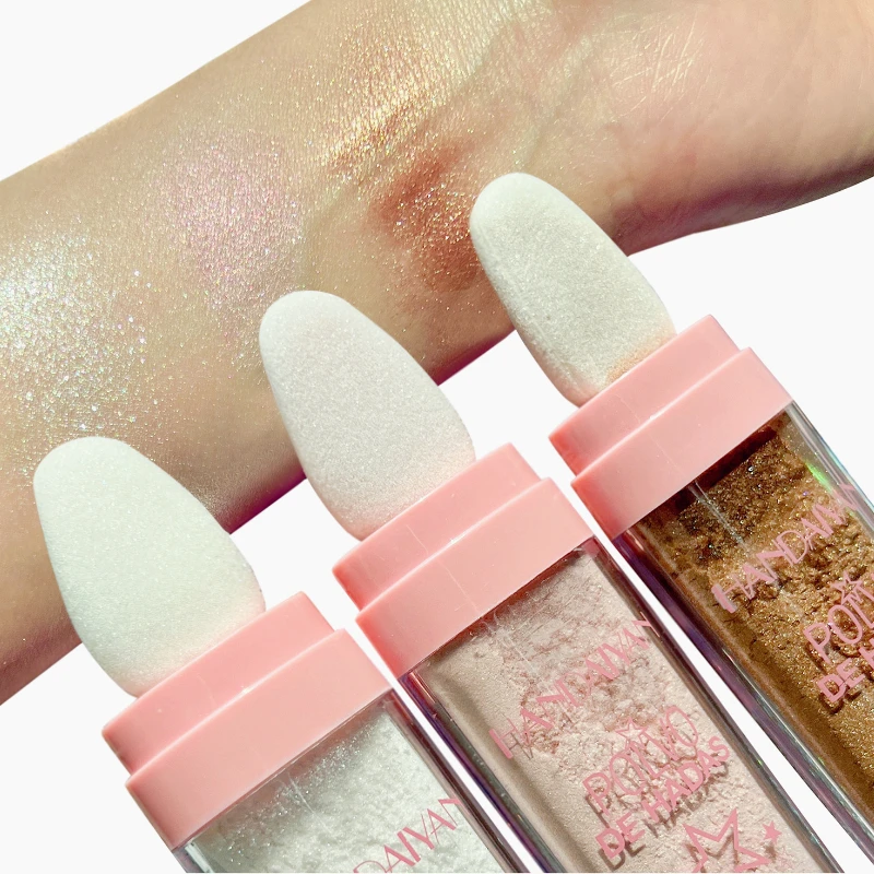 

Fairy Highlight Pat Powder Full Body Highlight Brightening Natural Peach Fairy Glitter Body Bronzer Highlight Contour Makeup