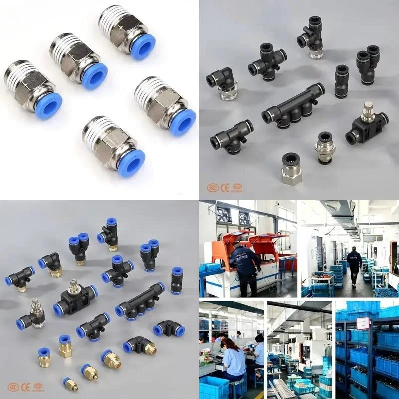 for AirWork 1/4 inch  quick connector 6mm  trachea pneumatic plastic brass connector  certified quick connector