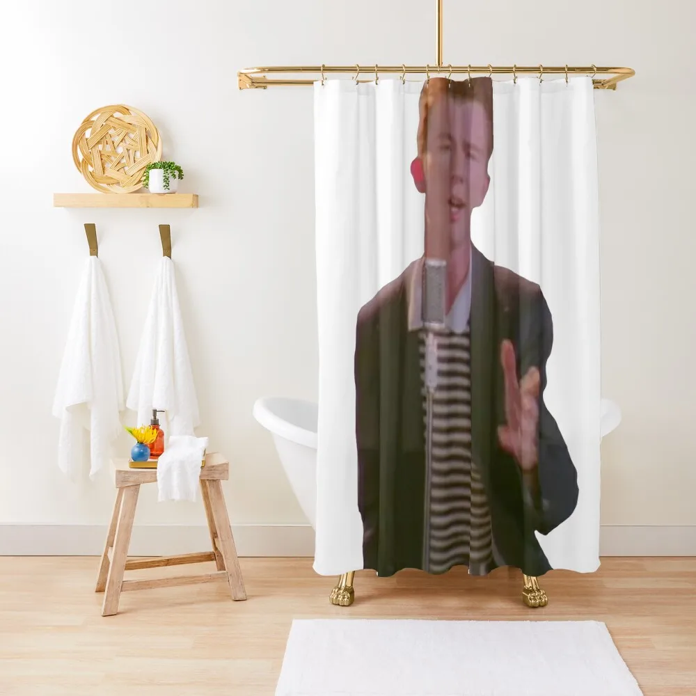 

Never gonna give you up Shower Curtain Waterproof Bath And Anti-Mold Bathroom For Shower Curtain