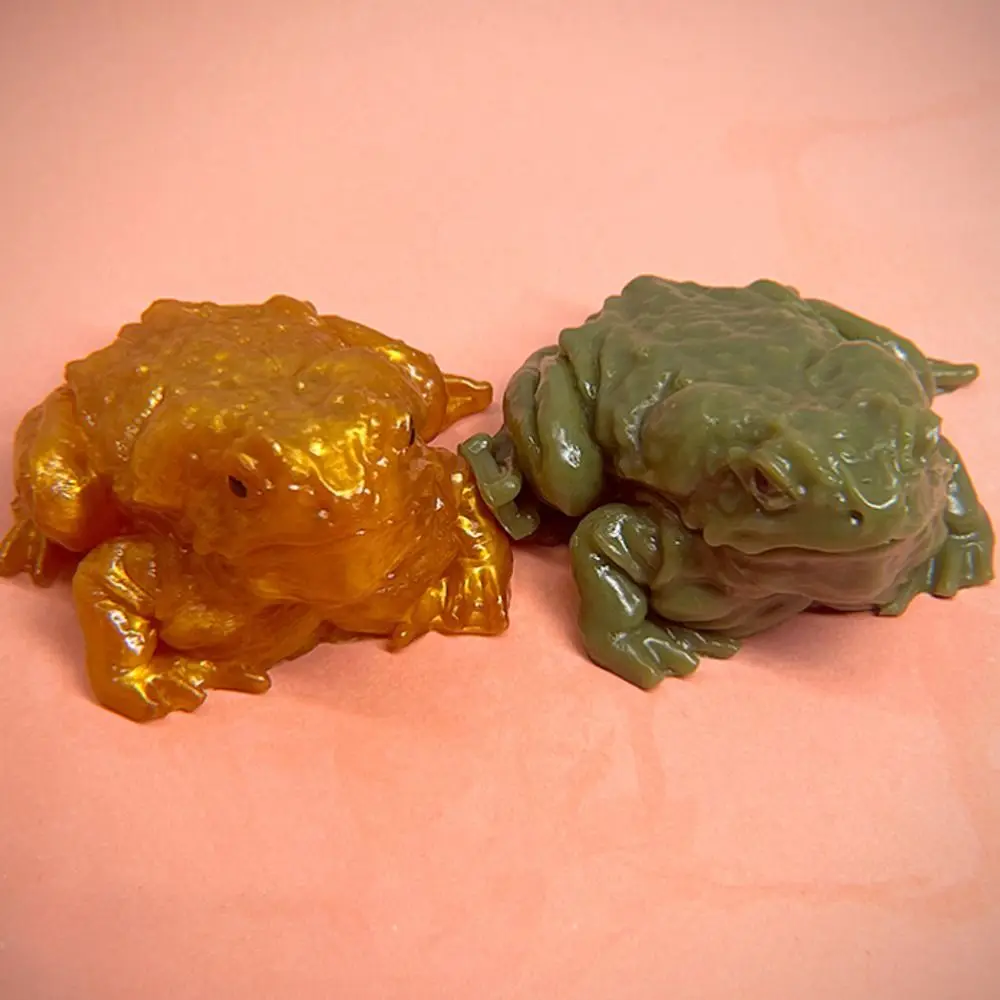 New Toad Frog Squeeze Soft Stress-relief Frog SimulationToy Sticky Squeeze Tricky