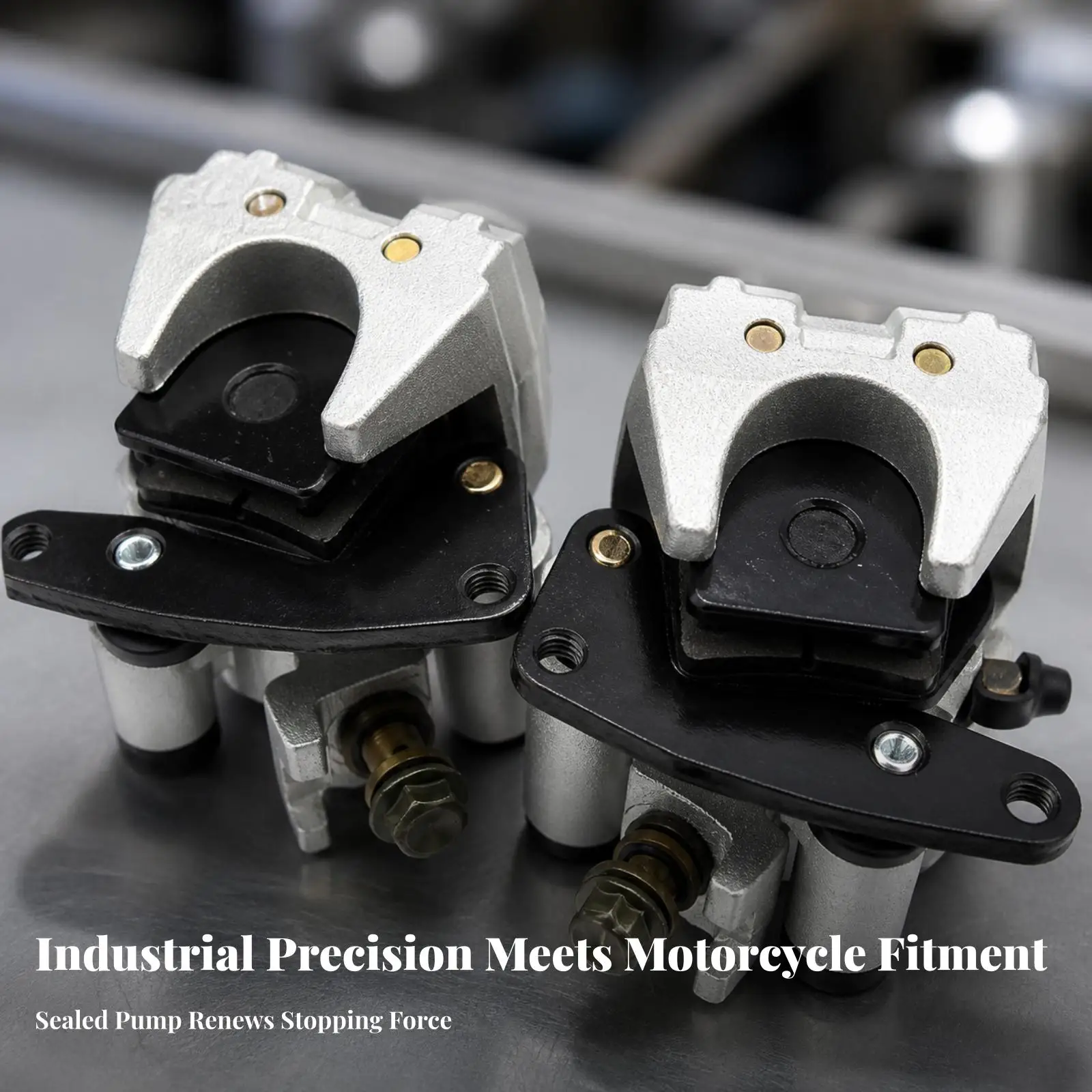 ATV Caliper Brake Replacement for Banshee 350 Bruin Aluminum Alloy Steel Construction Easy Install Routine Maintenance Part