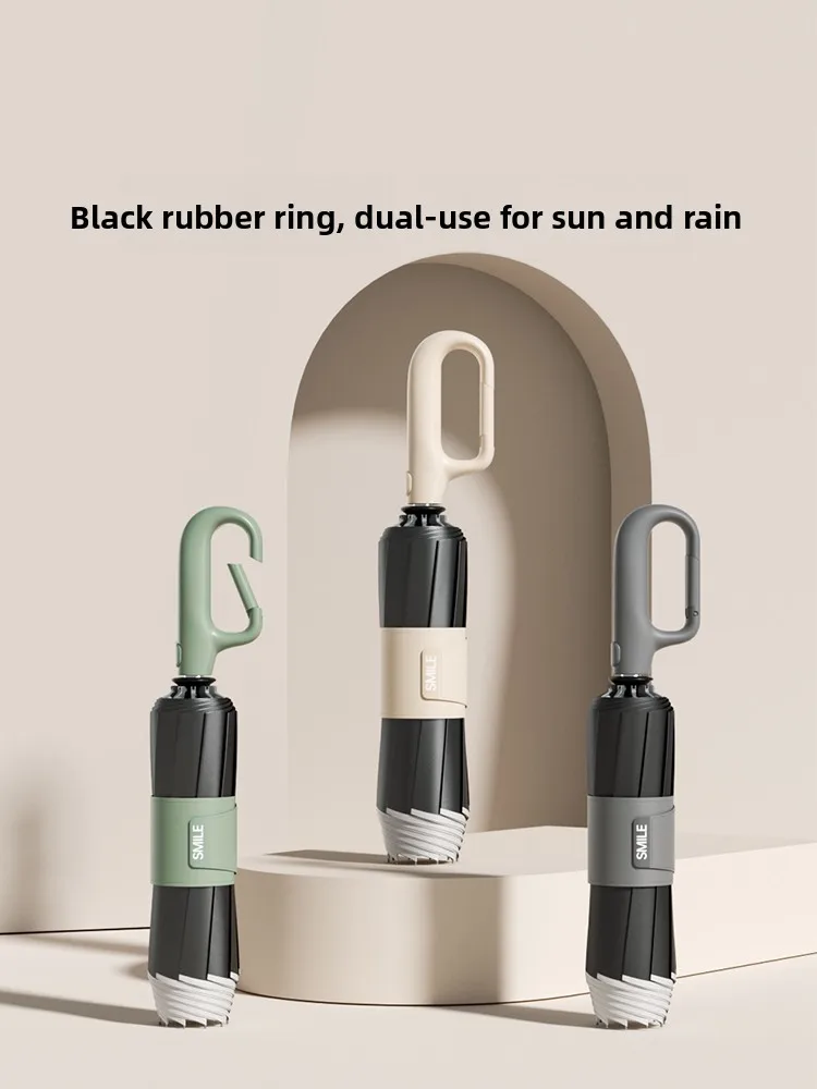 automatic-ring-buckle-umbrella-reversible-large-size-thickened-women's-sunshade-uv-protection-rain-and-sun-two-purpose-umbrella