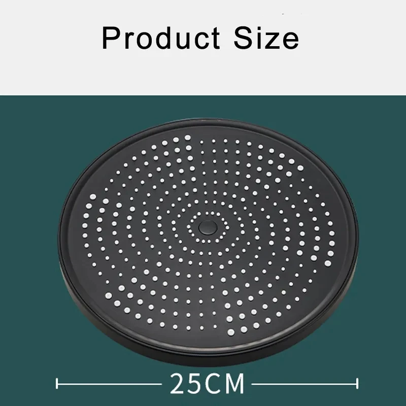 10 Inch Large Flow High Pressure Ceiling Mounted Shower Head Silver Big Panel 5 Modes Abs Supercharge Rainfall Bathroom Shower