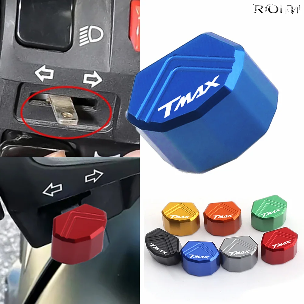 For Yamaha TMAX Xmax Nmax T-Max 560 530 500 TMax530 SX DX TECH MAX TMAX Motorcycle Switch Button Turn Signal Key Cap Accessories