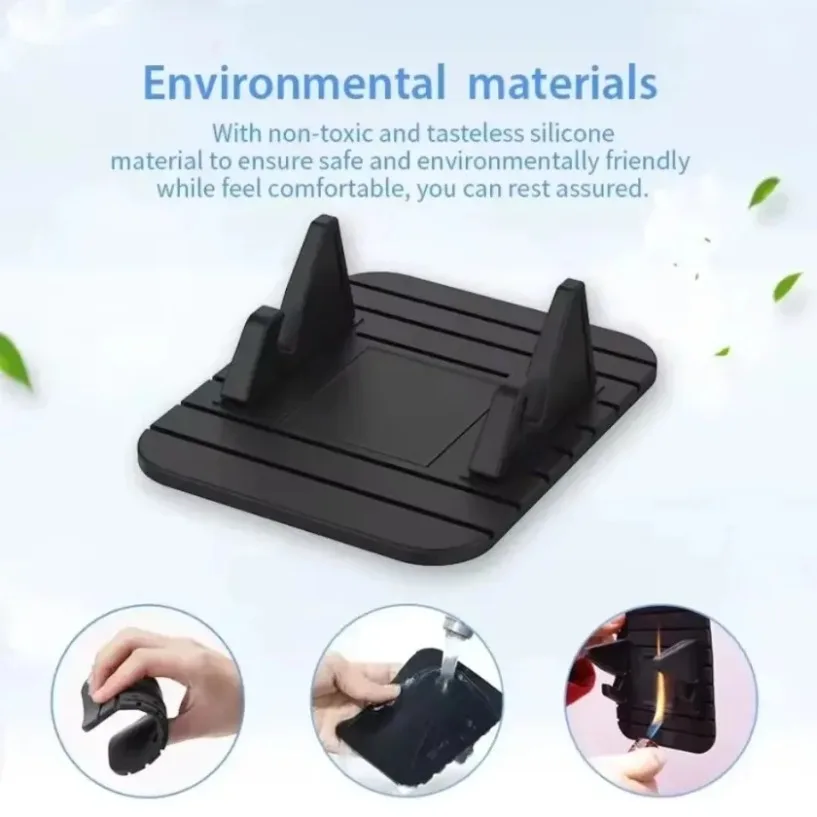 New Non-slip Car Phone Holder GPS Navigation Bracket Desktoop Phone Stand For iPhone Samsung Xiaomi Android Smart Phones