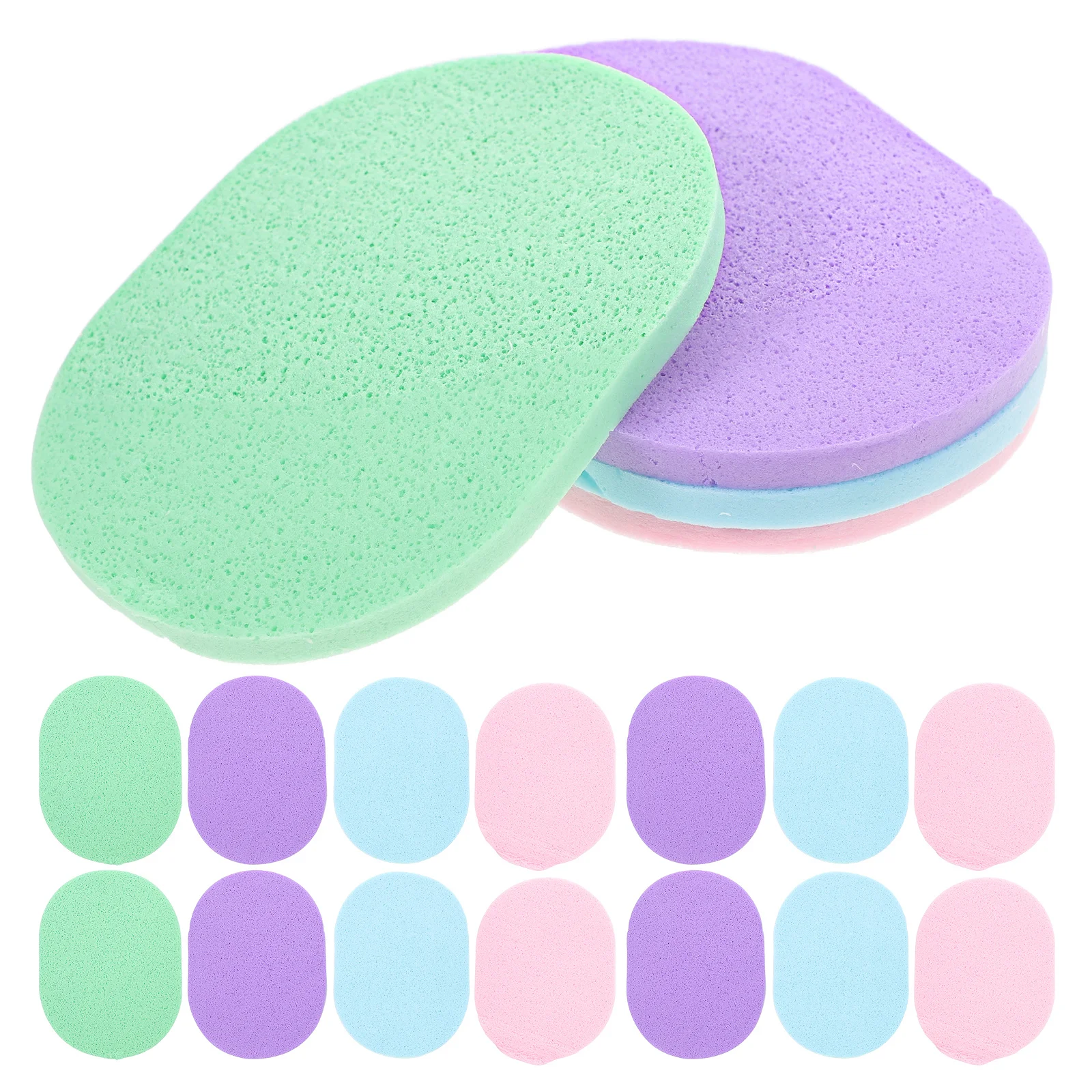 50pcs Facial Sponge Face Pad For Control Brightening Skin Care Tool Makeup Remover