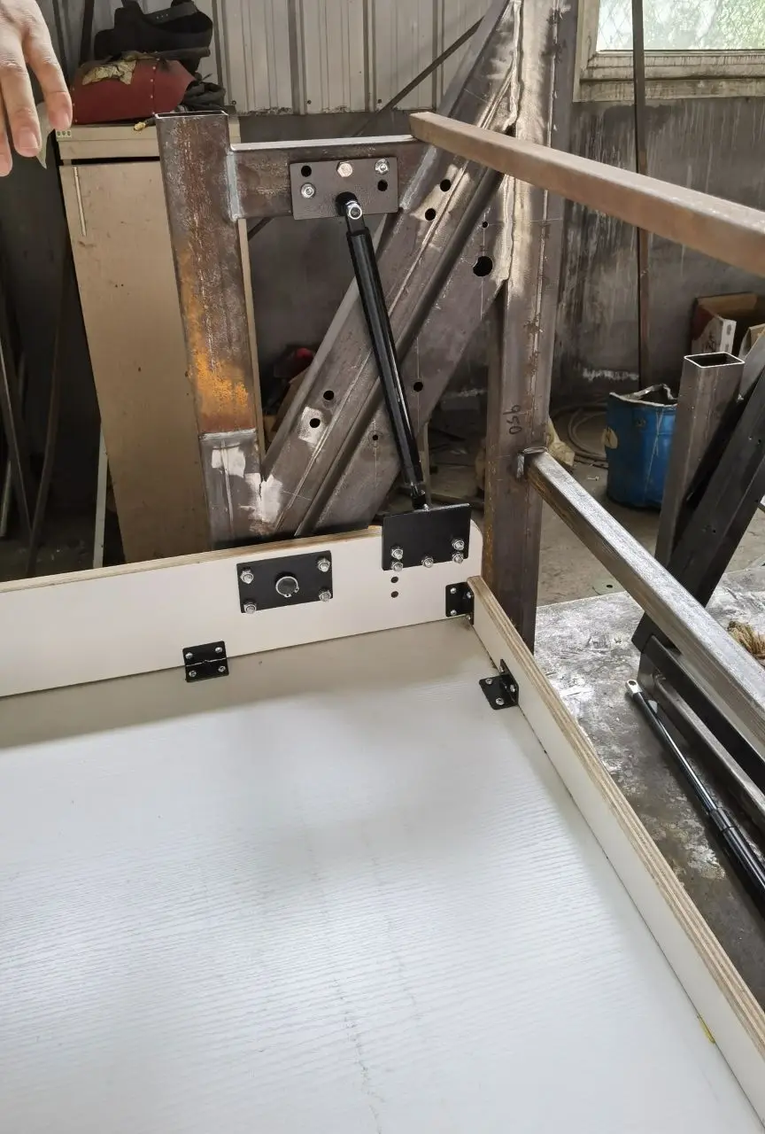 الجملة سهلة التجميع ميرفي جدار السرير الغاز الربيع الغاز المكبس سرير مخفي الأثاث الكبار سرير أطفال #4