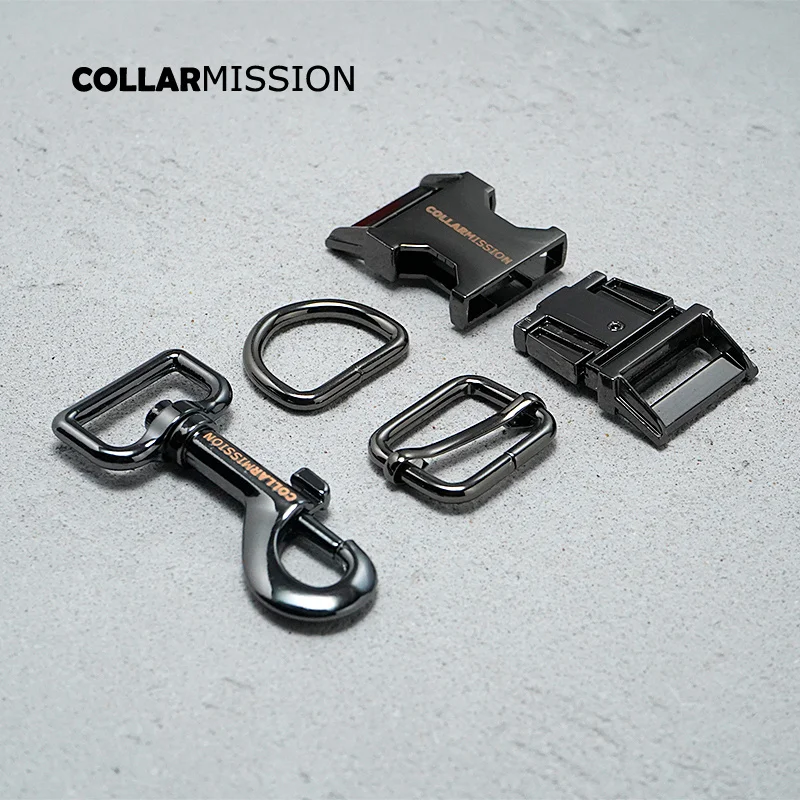 20set Engrave (metal buckle+adjust buckle+D ring+metal dog clasp)DIY metal buckle dog collar parts 8 colours 15mm,20mm,25mm,30mm