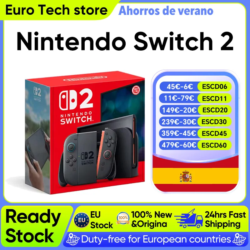 Nintendo Switch 2, Pantalla de 7.9'', Controles Joy-Con, Audio Mejorado, Consola Ajustable, Compatible con Modelos Anteriores, Tres Modos de Juego