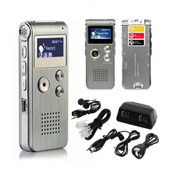 Mini enregistreur vocal professionnel, lecteur MP3, dictaphone statique, son audio, clé USB, 8 Go