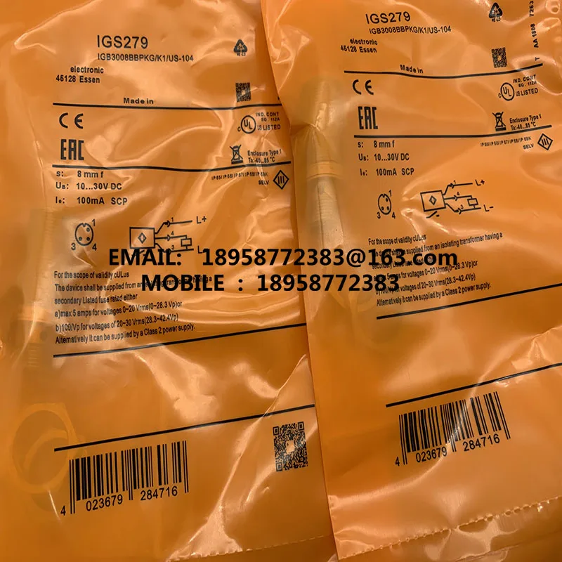 sensor IGS287 IGS288 IGS289 IGS290 IGS291