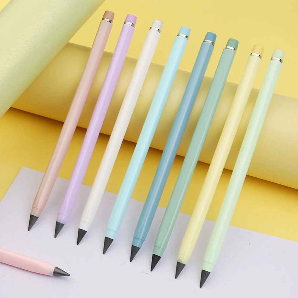 12 Pcs Powder Positive Pencil Student Use Pencils Drawing Plastic School