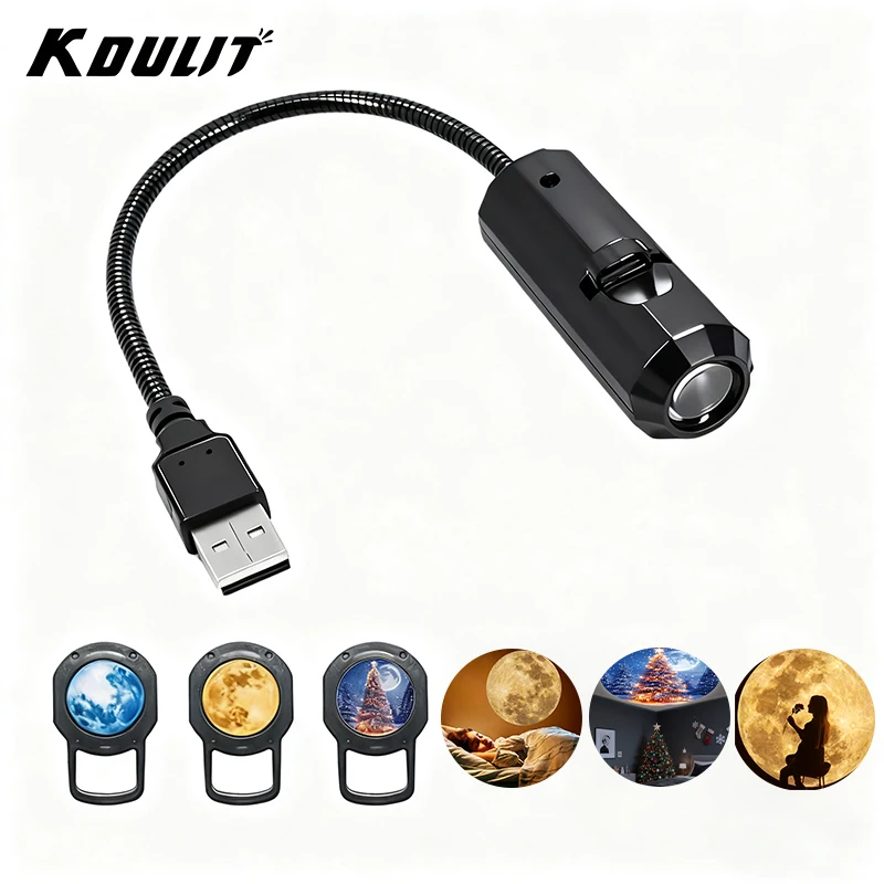 Luz de proyector LED, luz nocturna interior portátil para habitación, decoración navideña con patrones cambiables, iluminación de ambiente ambiental