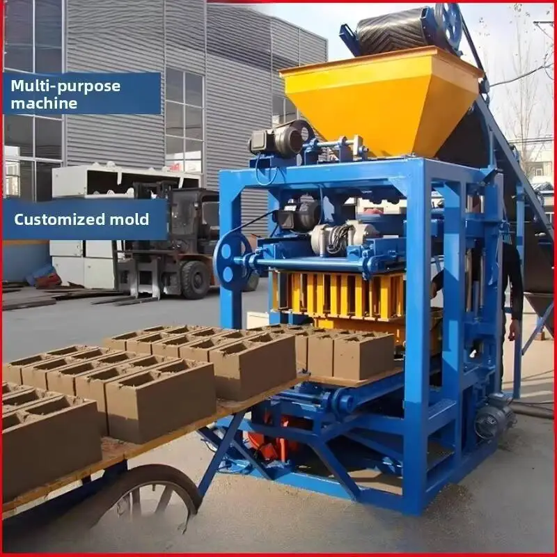 كبح المنحدر حماية الأحجار، والطوب المجوف لا حرق آلة صنع الطوب الأسمنتي الصغيرة الأوتوماتيكية بالكامل لطوب الرصيف