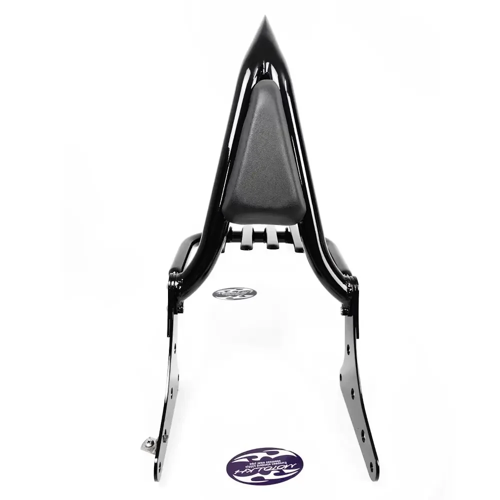 Motorcycle Passenger Sissy Bar Backrest 17' Luggage Rack For Harley Softail Slim Blackline 2013-2017 view 5