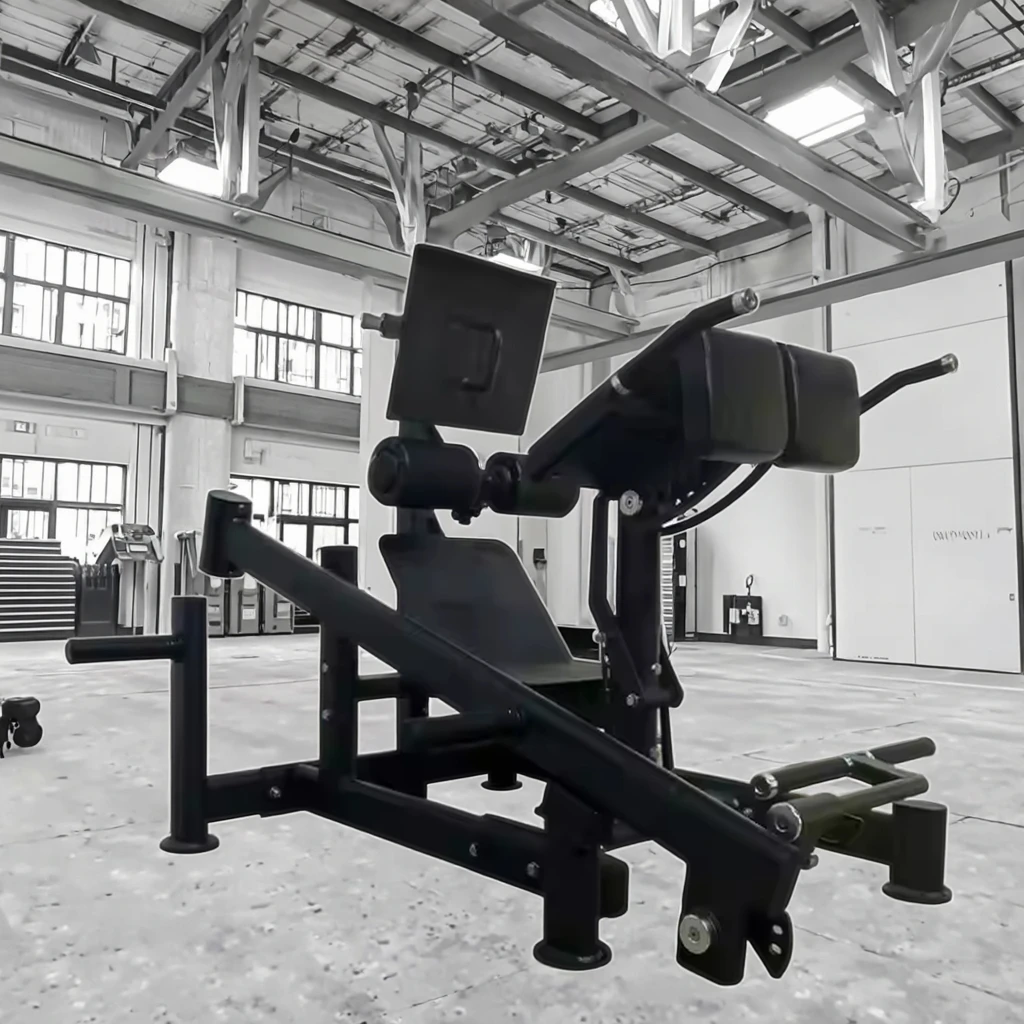 

Wholesale Folding Hip Thruster Glute Hip up Trainer Machine With Bands Hip Thrust Machine for gym